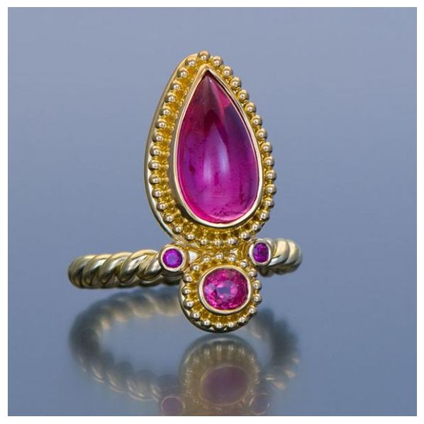 Colored Stone Ring French Designer Jeweler Scottsdale, AZ