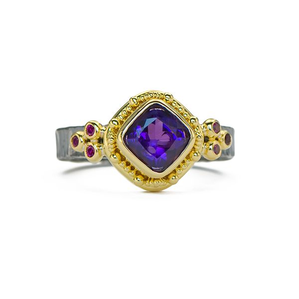 Colored Stone Ring French Designer Jeweler Scottsdale, AZ