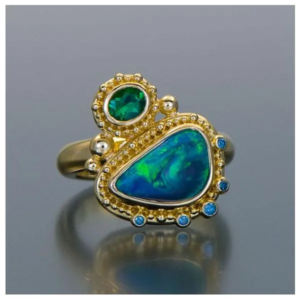 Colored Stone Ring French Designer Jeweler Scottsdale, AZ