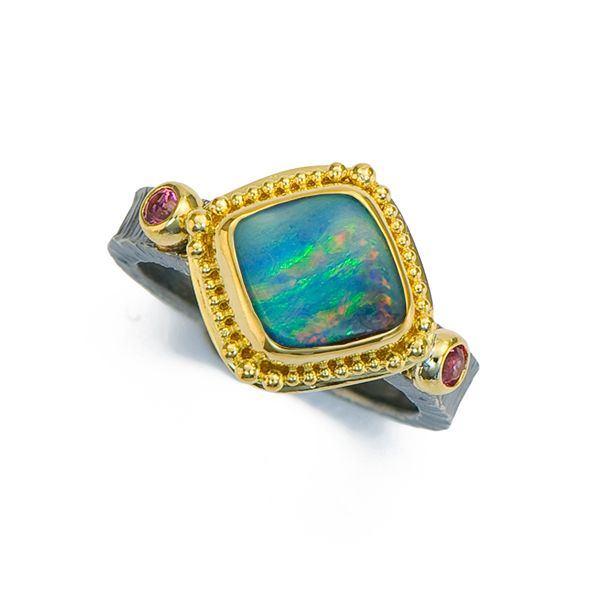 Colored Stone Ring French Designer Jeweler Scottsdale, AZ