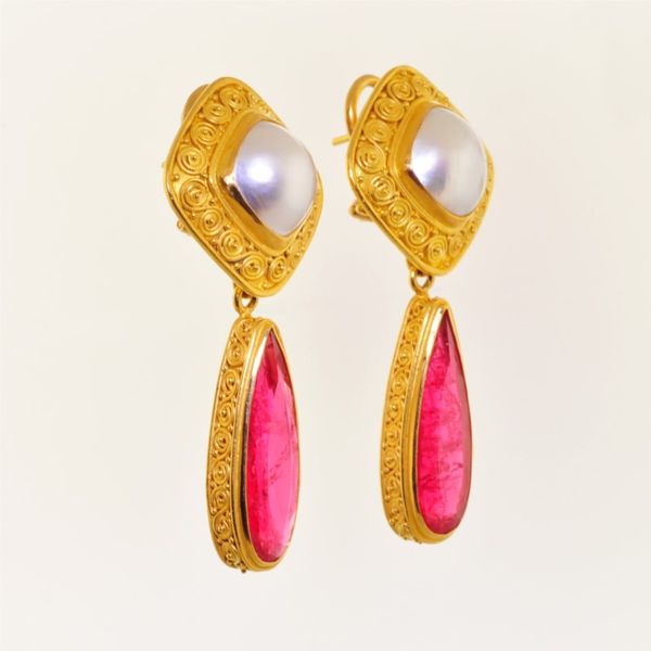 Pearl Earrings Image 2 French Designer Jeweler Scottsdale, AZ