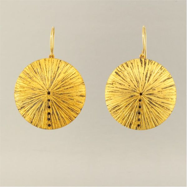 Oxi Silver and Gold Earrings French Designer Jeweler Scottsdale, AZ
