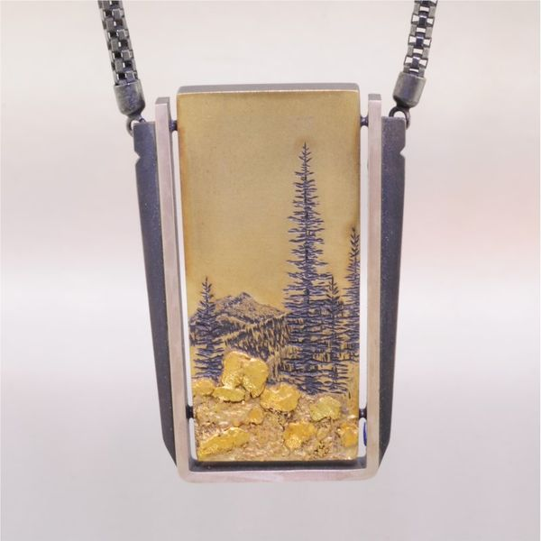 Oxi Silver and Gold Pendants French Designer Jeweler Scottsdale, AZ