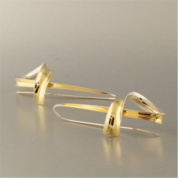 Silver and Gold Earrings Image 2 French Designer Jeweler Scottsdale, AZ