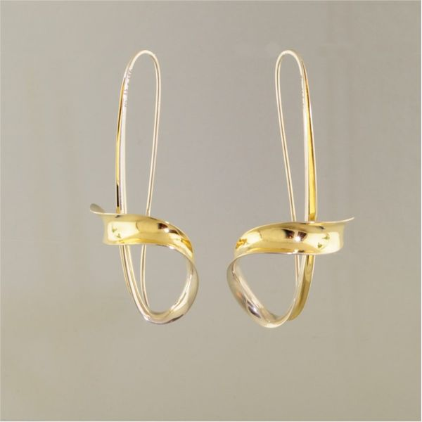 Silver and Gold Earrings French Designer Jeweler Scottsdale, AZ