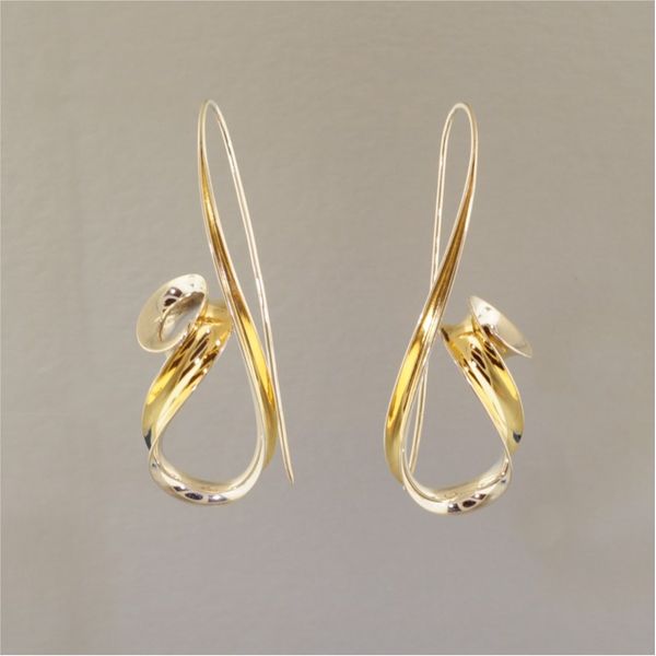 Silver and Gold Earrings French Designer Jeweler Scottsdale, AZ