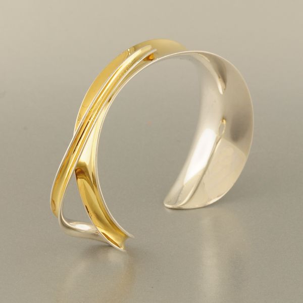 Silver and Gold Bracelet Image 2 French Designer Jeweler Scottsdale, AZ