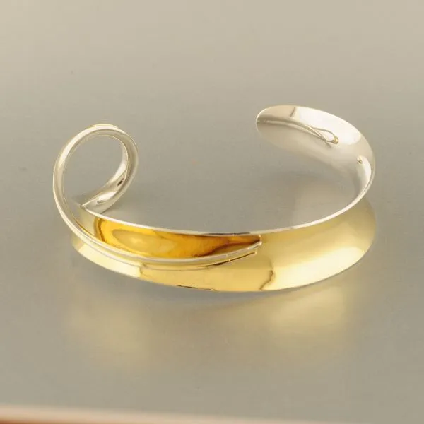 Silver and Gold Bracelet French Designer Jeweler Scottsdale, AZ