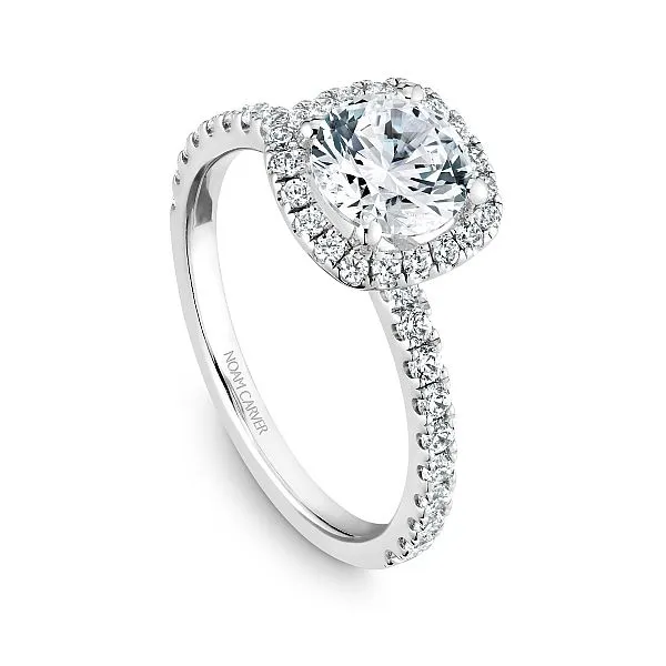 Square Halo Diamond Engagement Ring Frontenac Jewellers Kingston, ON