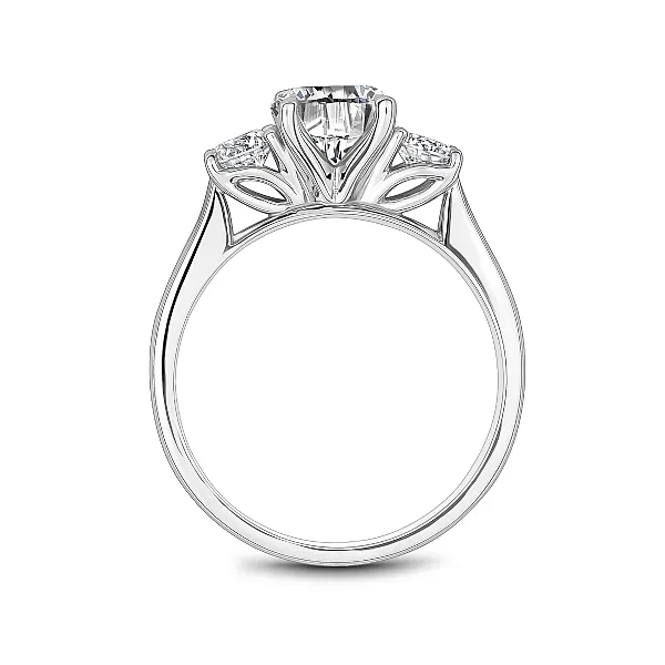 Trinity Diamond Engagement Ring Image 2 Frontenac Jewellers Kingston, ON