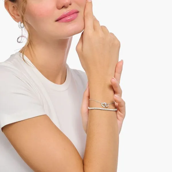 Tennis bracelet with white stones silver Image 2 Frontenac Jewellers Kingston, ON