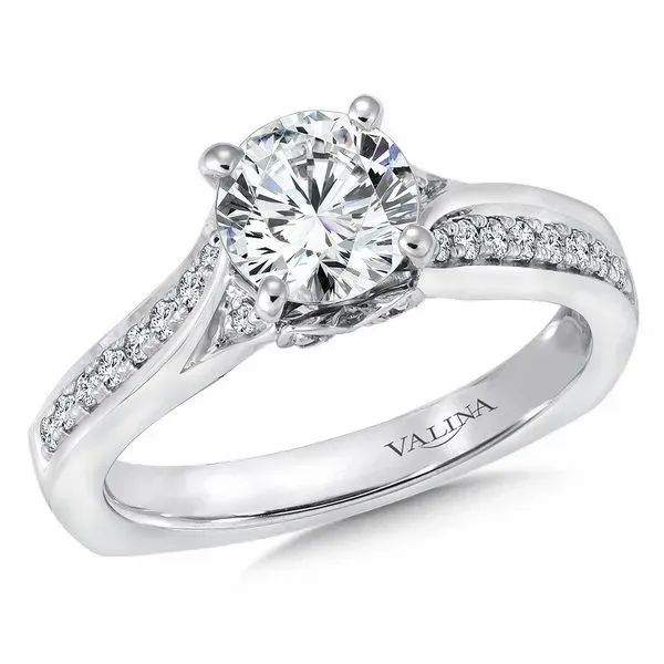 Spiral Style Diamond Engagement Ring George & Company Diamond Jewelers Dickson City, PA