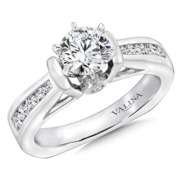 Channel-Set Diamond Engagement Ring Mounting George & Company Diamond Jewelers Dickson City, PA