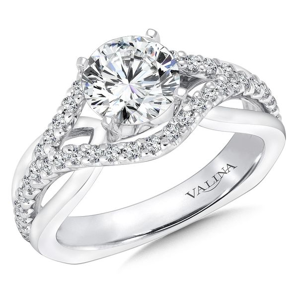 Spiral Style Diamond Engagement Ring George & Company Diamond Jewelers Dickson City, PA