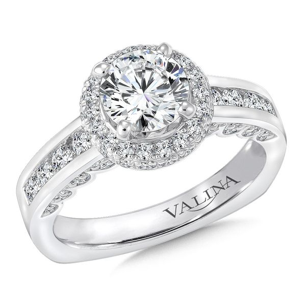 Halo Style Engagement Ring George & Company Diamond Jewelers Dickson City, PA