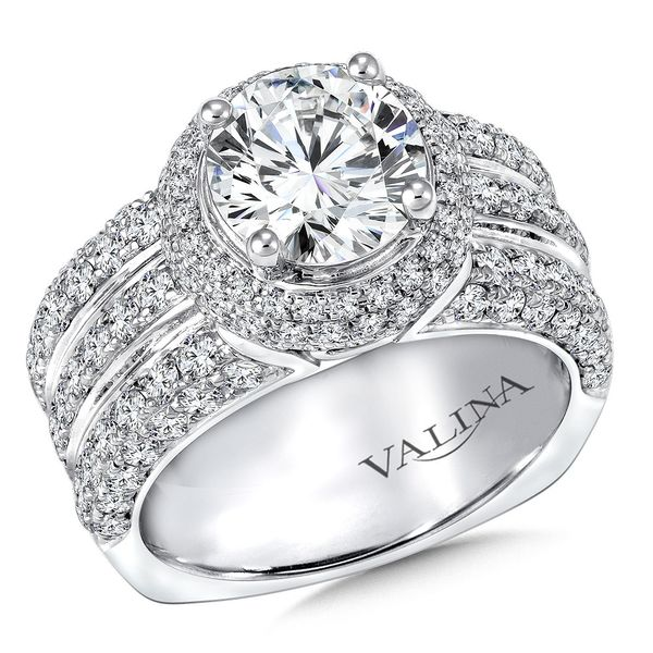 Statement Halo Engagement Ring George & Company Diamond Jewelers Dickson City, PA