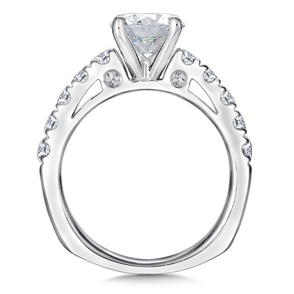 Fishtail Diamond Engagement Ring Image 2 George & Company Diamond Jewelers Dickson City, PA
