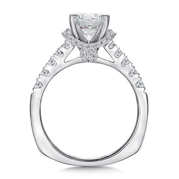 Halo Style Diamond Engagement Ring Image 2 George & Company Diamond Jewelers Dickson City, PA