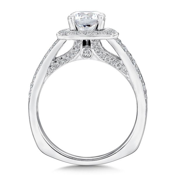 Cushion Shape Halo Engagement Ring Image 2 George & Company Diamond Jewelers Dickson City, PA