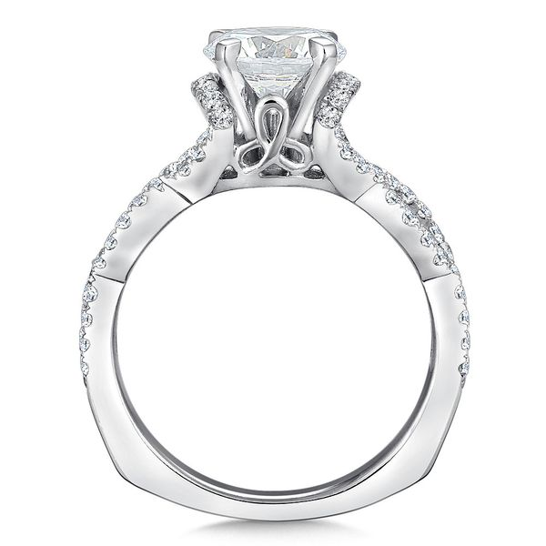 Celtic Motif Diamond Engagement Ring Image 2 George & Company Diamond Jewelers Dickson City, PA