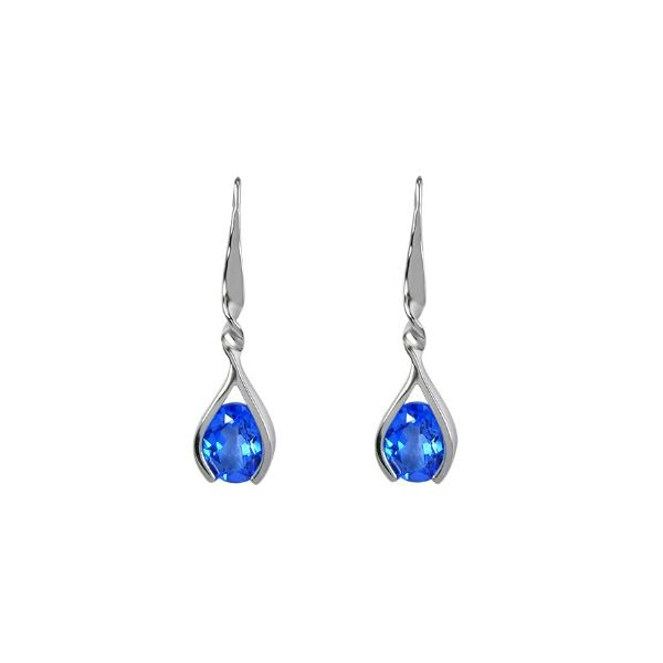 Kashmire Blue Topaz Earrings George & Company Diamond Jewelers Dickson City, PA