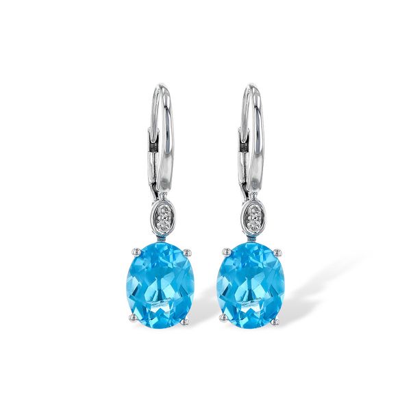 Blue Topaz Earring George & Company Diamond Jewelers Dickson City, PA