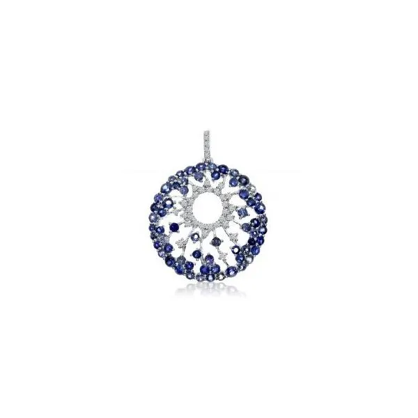 Sapphire and Diamond Pendant George & Company Diamond Jewelers Dickson City, PA