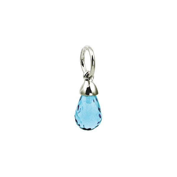 March Briolette Birthstone Charm George & Company Diamond Jewelers Dickson City, PA