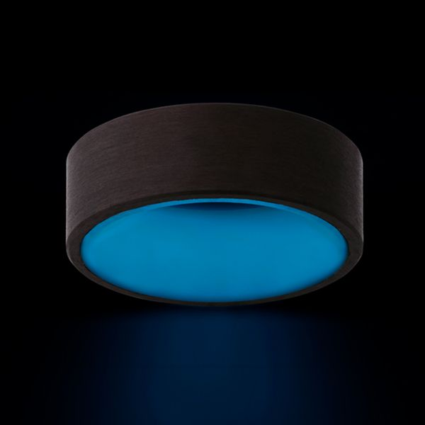 Carbon Fiber Glow in the Dark Band Georgetown Jewelers Wood Dale, IL