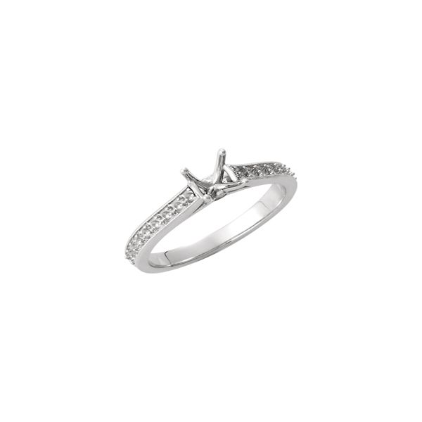Diamond Semi-Mount Ring Image 2 Georgetown Jewelers Wood Dale, IL