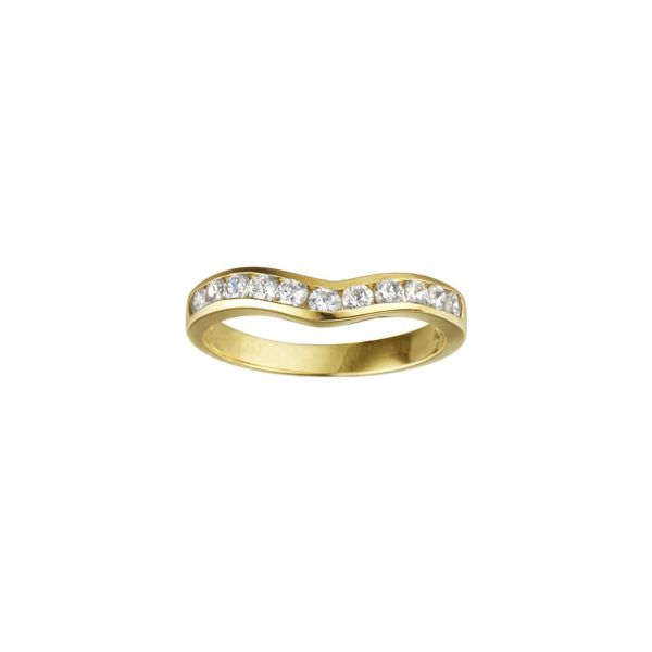 Curved Channel Set Customizable Band Georgetown Jewelers Wood Dale, IL