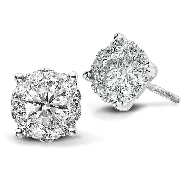 Diamond Studs .75ctw (Look of 2.50cttw) Georgetown Jewelers Wood Dale, IL