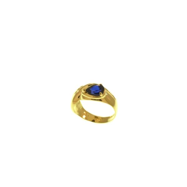 Imitation Sapphire Ring Georgetown Jewelers Wood Dale, IL