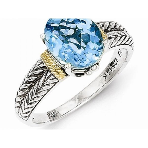 Blue Topaz Ring Georgetown Jewelers Wood Dale, IL