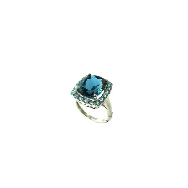 Blue Topaz Ring Image 2 Georgetown Jewelers Wood Dale, IL