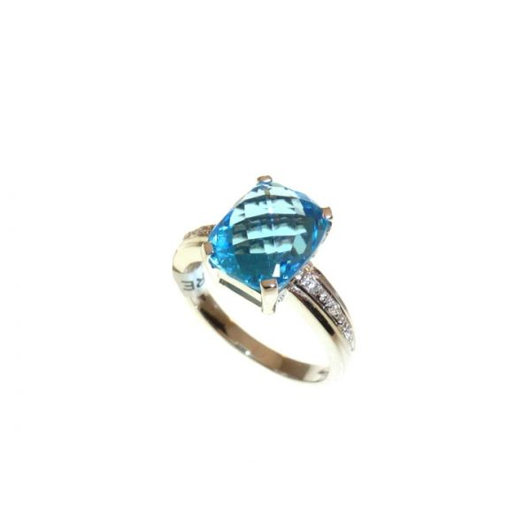 Blue Topaz Ring Georgetown Jewelers Wood Dale, IL
