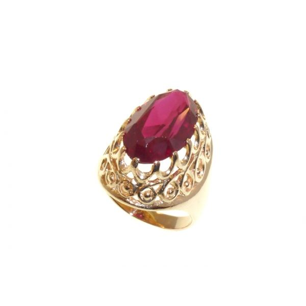 14K Red Gemstone Ring Georgetown Jewelers Wood Dale, IL