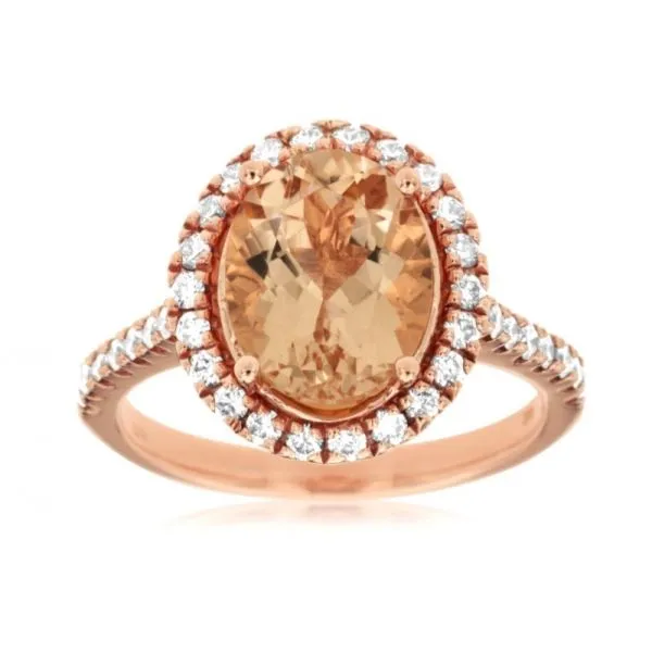 Morganite Ring Georgetown Jewelers Wood Dale, IL