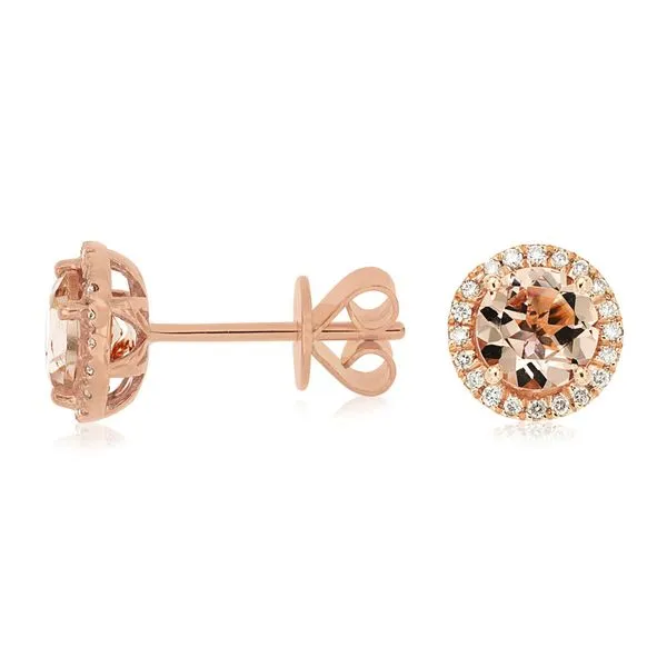 Morganite Earrings Georgetown Jewelers Wood Dale, IL