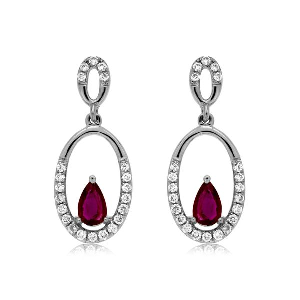 Ruby Earrings Georgetown Jewelers Wood Dale, IL