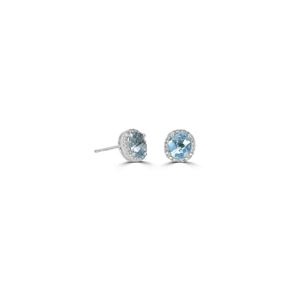 Aquamarine Studs Georgetown Jewelers Wood Dale, IL