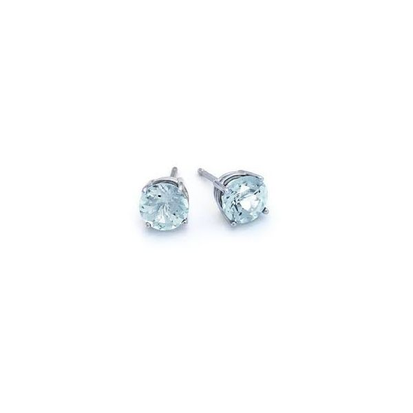 Aquamarine Studs Georgetown Jewelers Wood Dale, IL