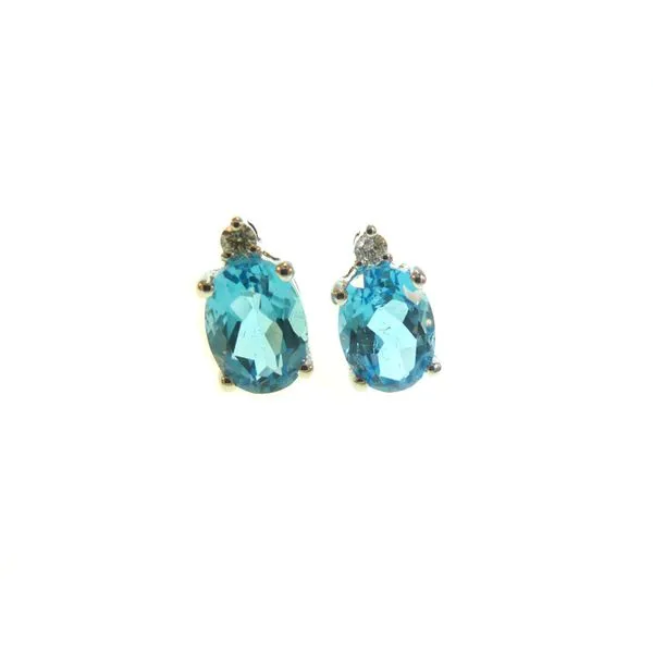 Blue Topaz Earrings Georgetown Jewelers Wood Dale, IL