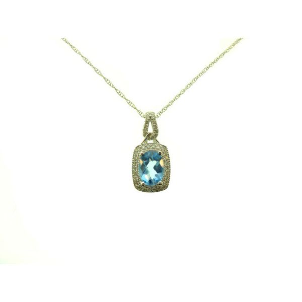 Blue Topaz Pendant Georgetown Jewelers Wood Dale, IL