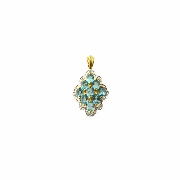 Blue Topaz Pendant Georgetown Jewelers Wood Dale, IL