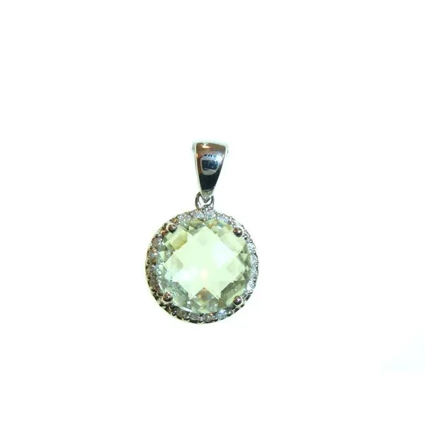 Green Amethyst Pendant Georgetown Jewelers Wood Dale, IL