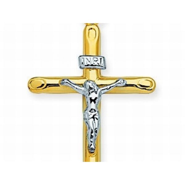 Two Tone Crucifix Georgetown Jewelers Wood Dale, IL
