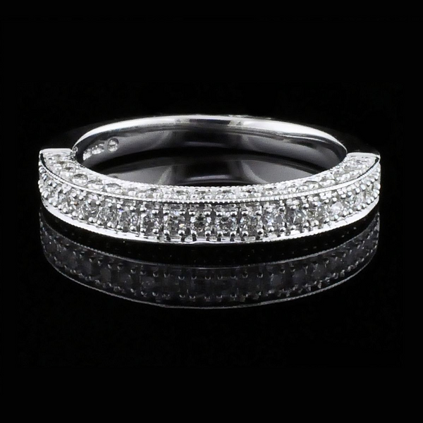 Carved Style Diamond Wedding Set Image 5 Geralds Jewelry Oak Harbor, WA