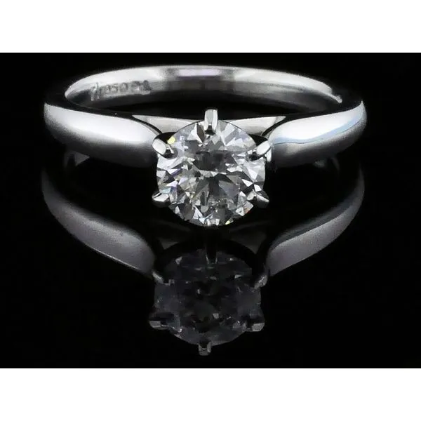 Palladium Solitaire Engagement Ring Geralds Jewelry Oak Harbor, WA