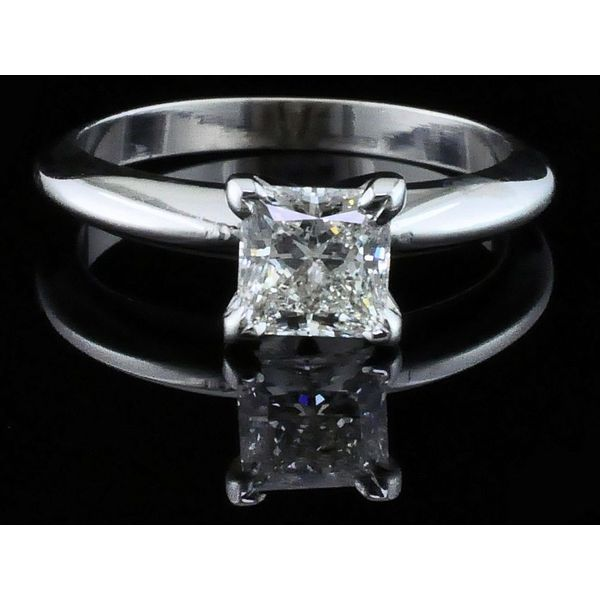 Firemark Princess Cut Diamond Solitaire Engagement Ring Geralds Jewelry Oak Harbor, WA